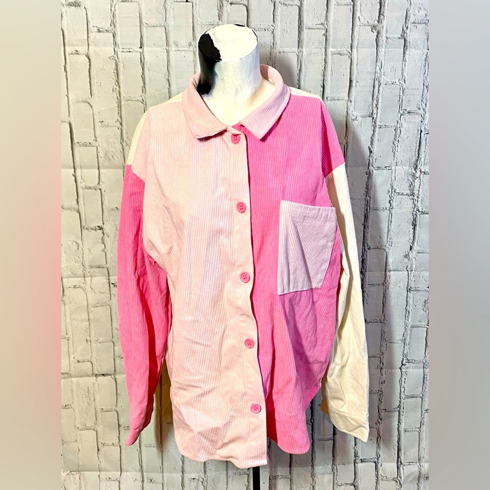 Oversized Corduroy Streetwear Top